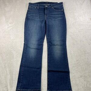Lucky Brand Jeans Womens 14 32 Blue Mid Rise Sweet Bootcut Stretch Denim Pants